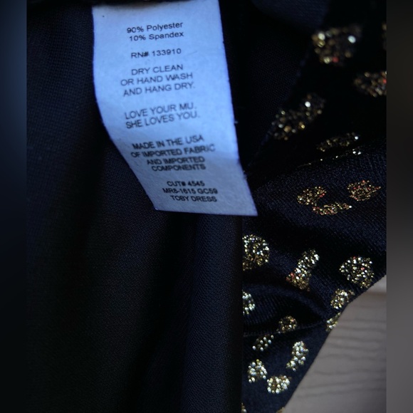 NWT- Show Me Your Mumu Toby Velvet Glitter Cheetah Mini Dress - Picture 10 of 10